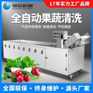 全自動(dòng)果蔬氣泡清洗機